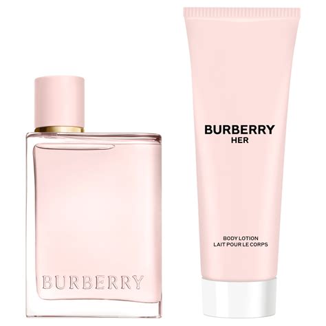 Burberry Her EDP 50ml + Body Lotion 75ml Set.